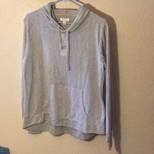 NWT light gray soft mesh Weatherproof Vintage brand lightweight sweatshirt Sz S